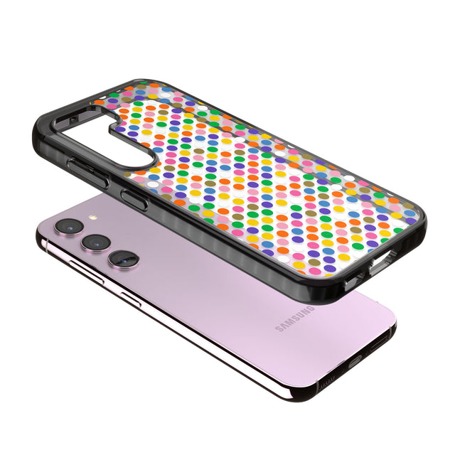 Multicolour Polka-dot Fiesta Impact Phone Case for Samsung Galaxy S24, Samsung Galaxy S23, Samsung Galaxy S22