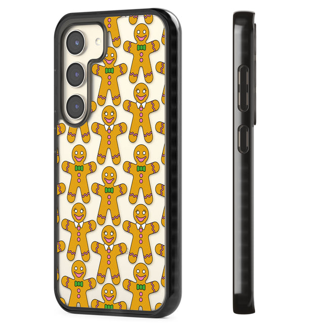 Gingerbread Cookie Pattern Impact Phone Case for Samsung Galaxy S24, Samsung Galaxy S23, Samsung Galaxy S22
