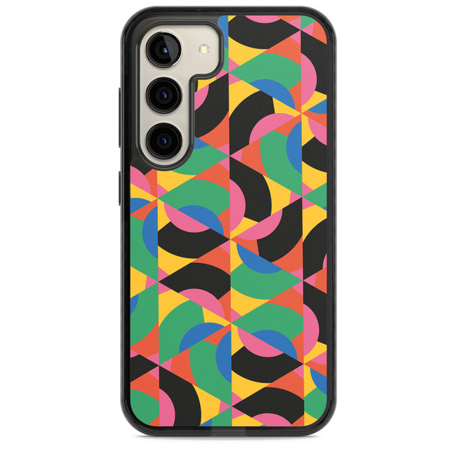 Abstract Carnival Impact Phone Case for Samsung Galaxy S24, Samsung Galaxy S23, Samsung Galaxy S22