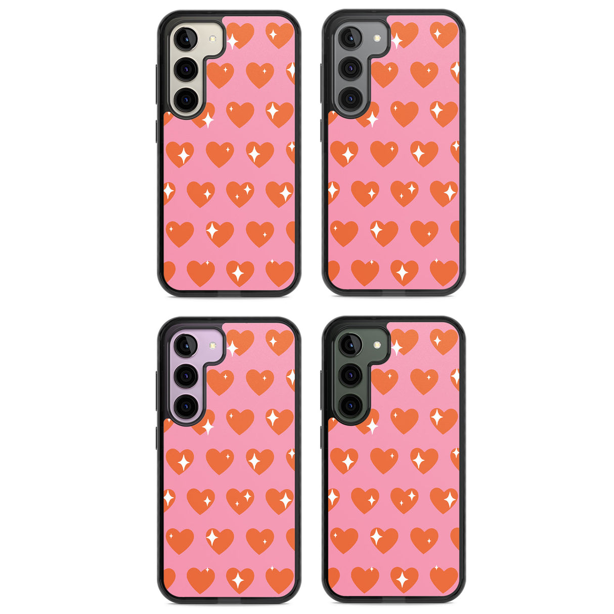 Sweet Hearts (Sunset) Impact Phone Case for Samsung Galaxy S24, Samsung Galaxy S23, Samsung Galaxy S22