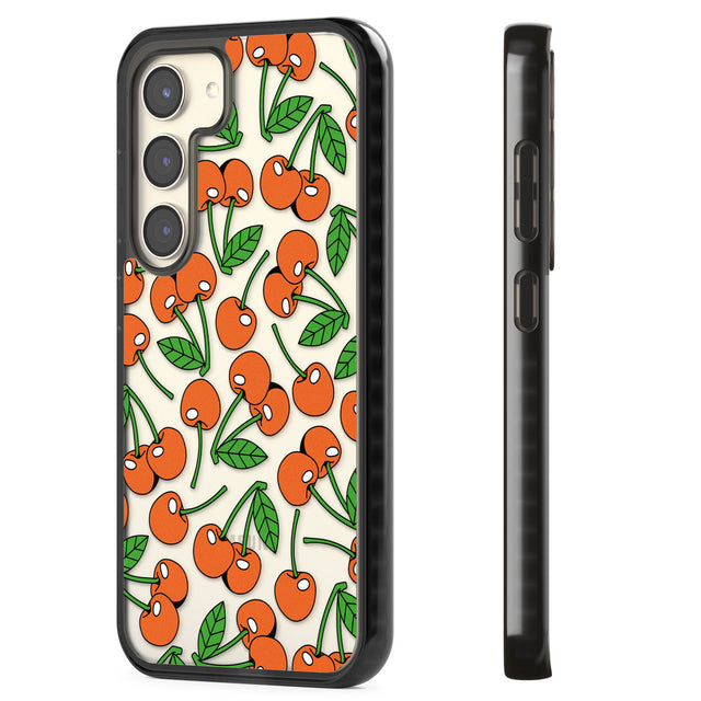 Orchard Fresh Cherries Impact Phone Case for Samsung Galaxy S24, Samsung Galaxy S23, Samsung Galaxy S22