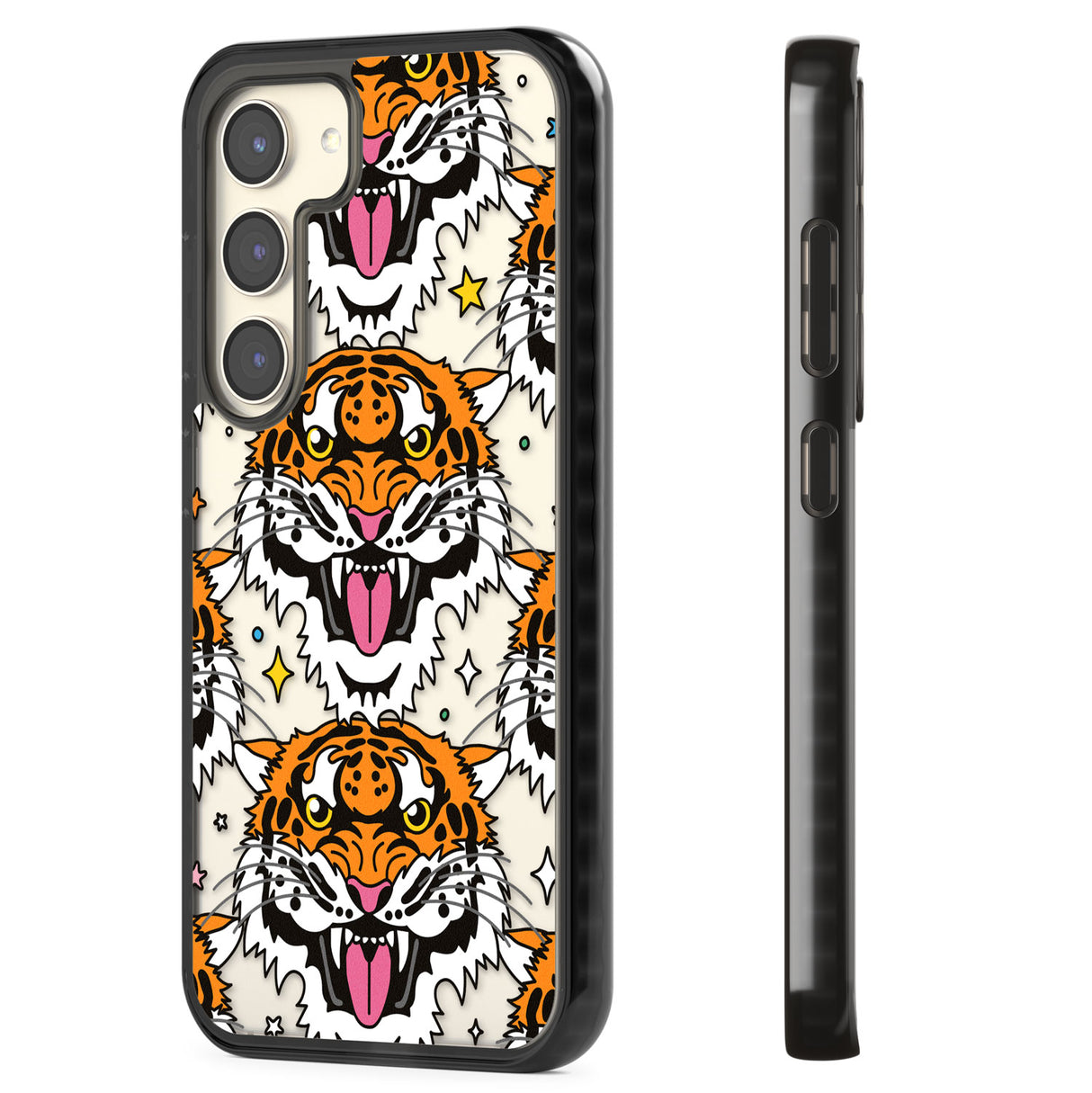 Fierce Jungle Tigers Impact Phone Case for Samsung Galaxy S24, Samsung Galaxy S23, Samsung Galaxy S22