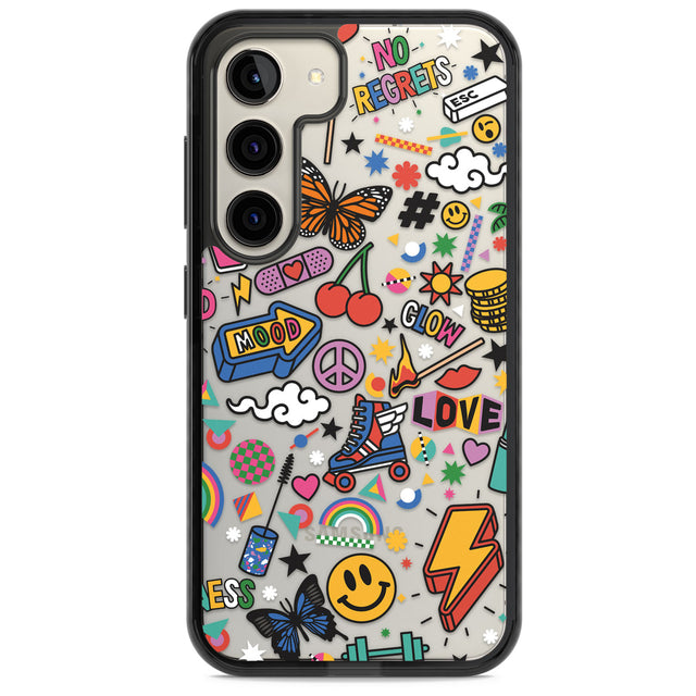 Electric Love Impact Phone Case for Samsung Galaxy S24, Samsung Galaxy S23, Samsung Galaxy S22
