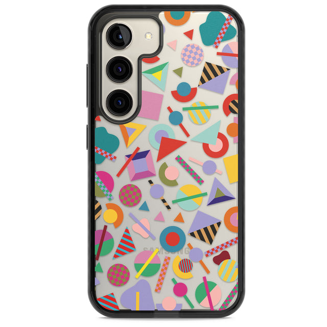 Retro Carnival Shapes Impact Phone Case for Samsung Galaxy S24, Samsung Galaxy S23, Samsung Galaxy S22