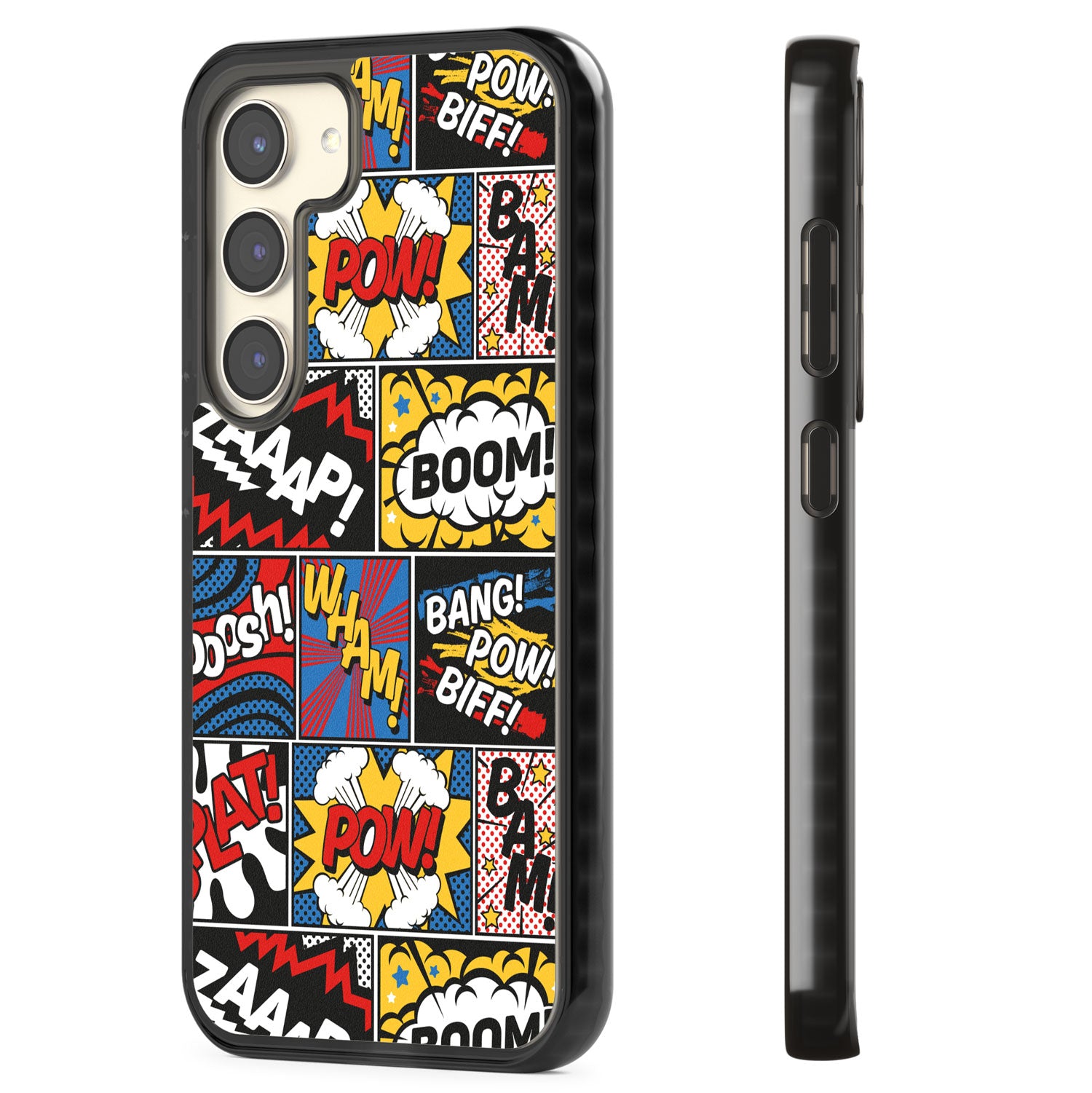 Onomatopoeia Impact Phone Case for Samsung Galaxy S24, Samsung Galaxy S23, Samsung Galaxy S22