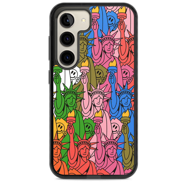 Multicolour Liberty Pattern Impact Phone Case for Samsung Galaxy S24, Samsung Galaxy S23, Samsung Galaxy S22