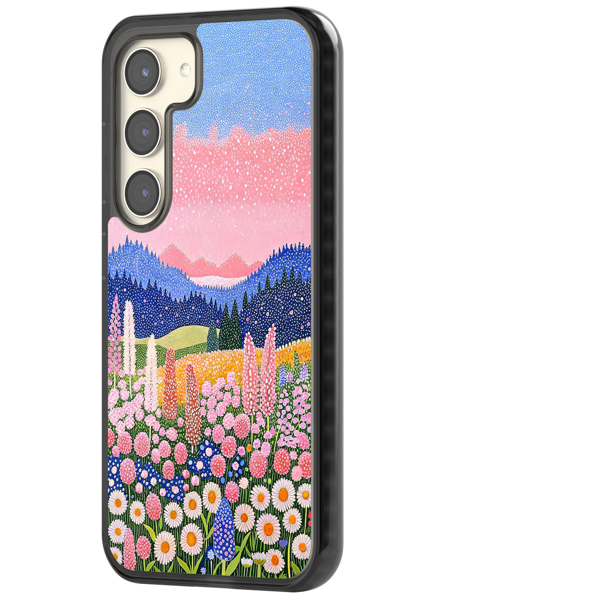 Valley Horizon Samsung S22 / Samsung S22 Plus / Samsung S23 / Samsung S23 Plus / Samsung S24 / Samsung S24 Plus Impact Black Phone Case side