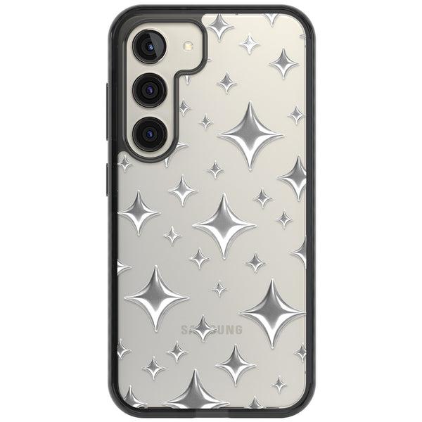 Chrome Puff Sparkle Pattern