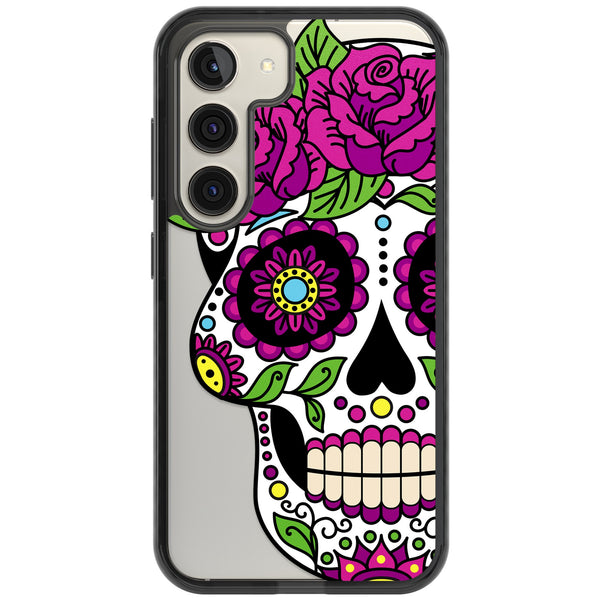 Purple Floral Sugar Skull