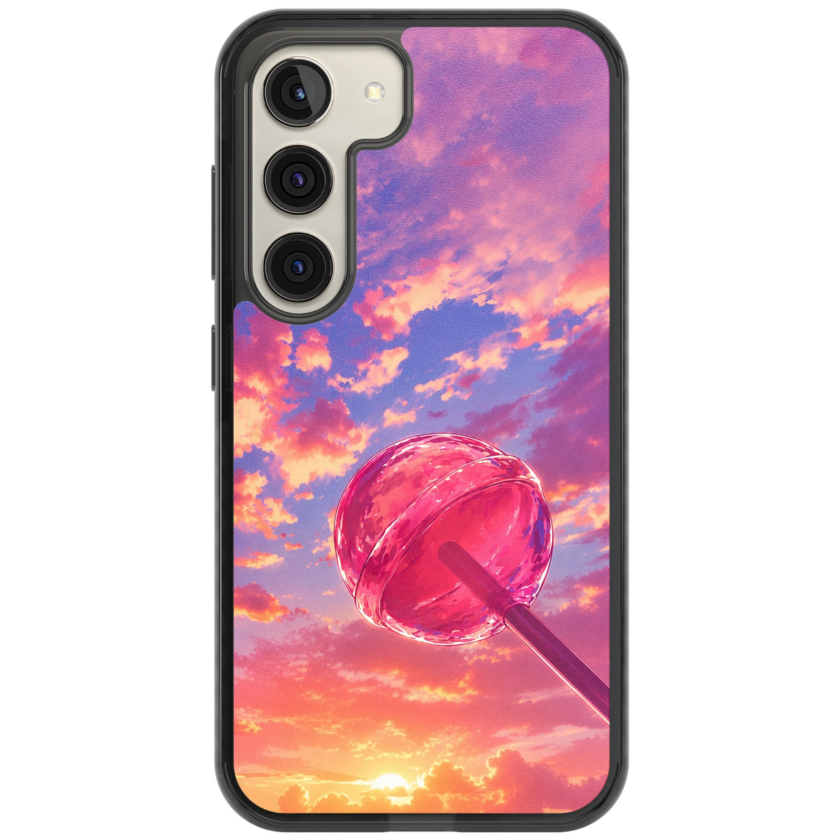 Sugar Sunset Samsung S22 / Samsung S22 Plus / Samsung S23 / Samsung S23 Plus / Samsung S24 / Samsung S24 Plus Impact Black Phone Case front