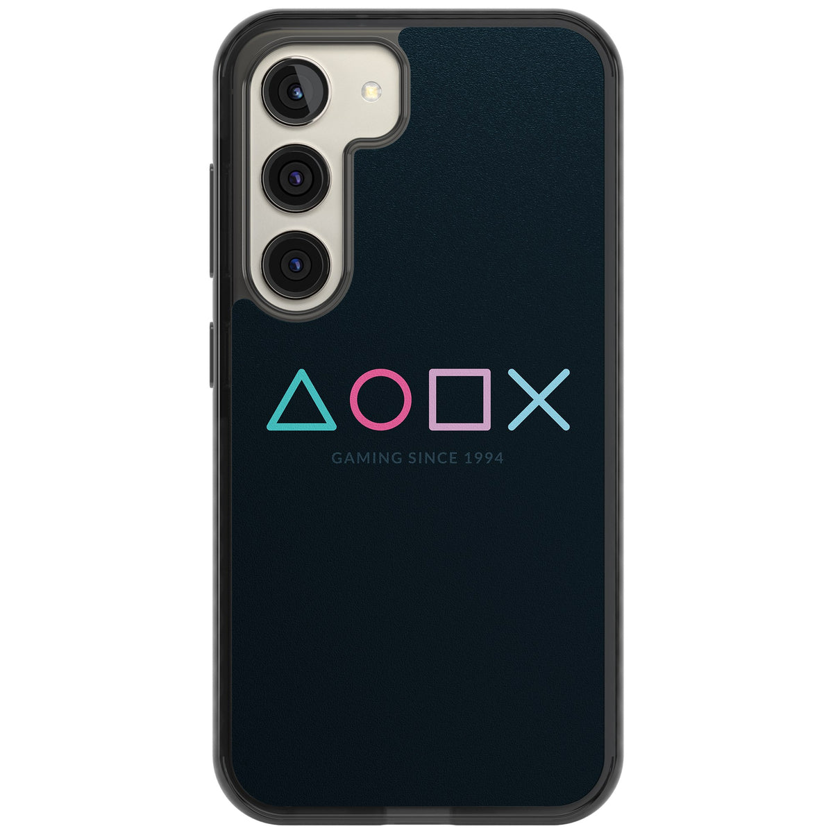 Gaming Since 1994 Samsung S22 / Samsung S22 Plus / Samsung S23 / Samsung S23 Plus / Samsung S24 / Samsung S24 Plus Impact Black Phone Case front