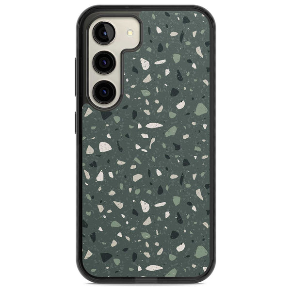 Green & Cream Terrazzo Pattern