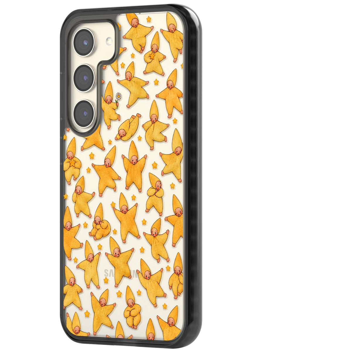 Dancing Star Babies Samsung S22 / Samsung S22 Plus / Samsung S23 / Samsung S23 Plus / Samsung S24 / Samsung S24 Plus Impact Black Phone Case side