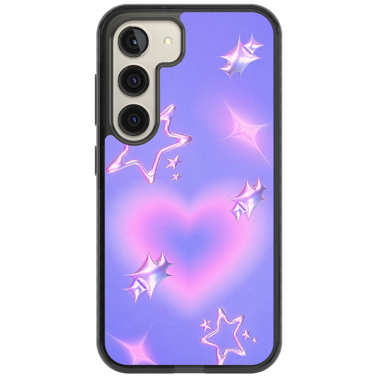 Soft Sugar Samsung S22 / Samsung S22 Plus / Samsung S23 / Samsung S23 Plus / Samsung S24 / Samsung S24 Plus Impact Black Phone Case front