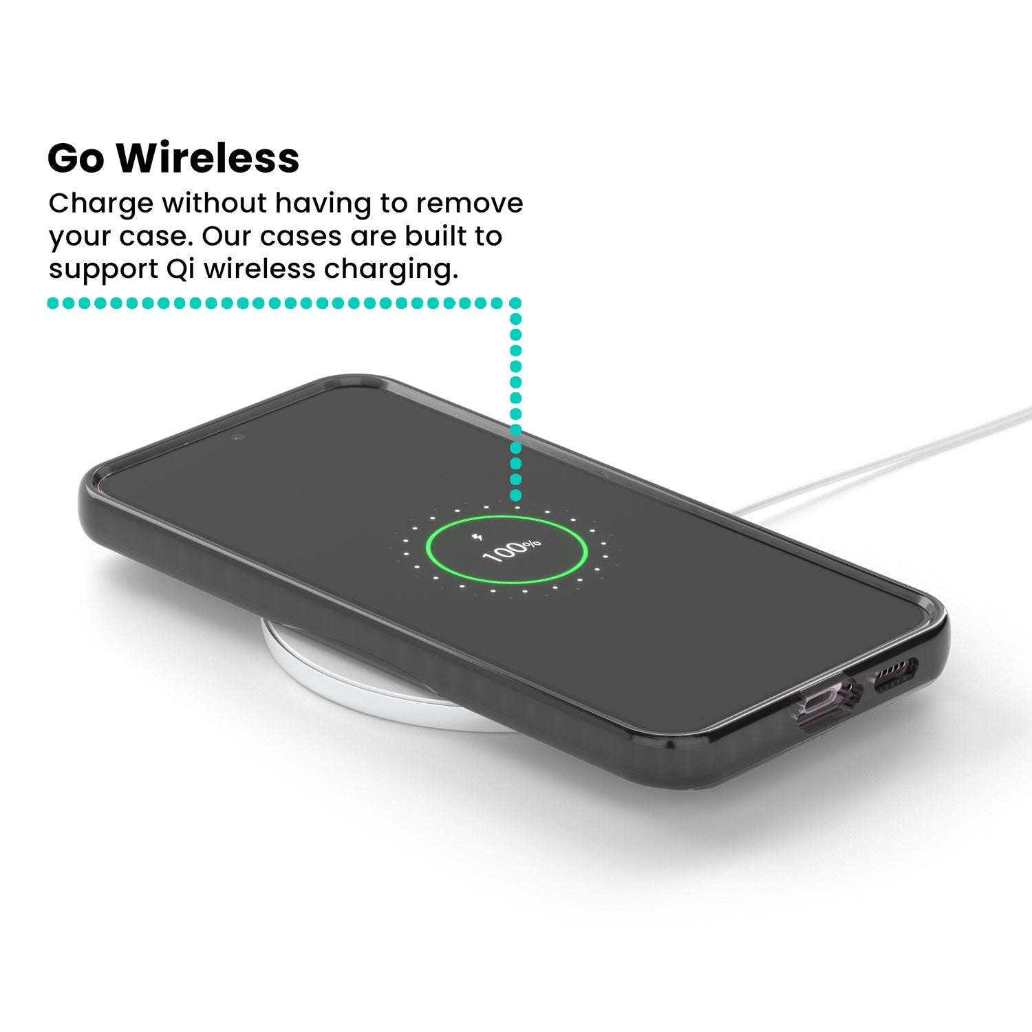 Green Enchanted Eyes psychedelic art iPhone case featuring hand-drawn dripping eyes on neon green background | Black Impact case for Samsung Galaxy S24, Samsung Galaxy S23, Samsung Galaxy S22