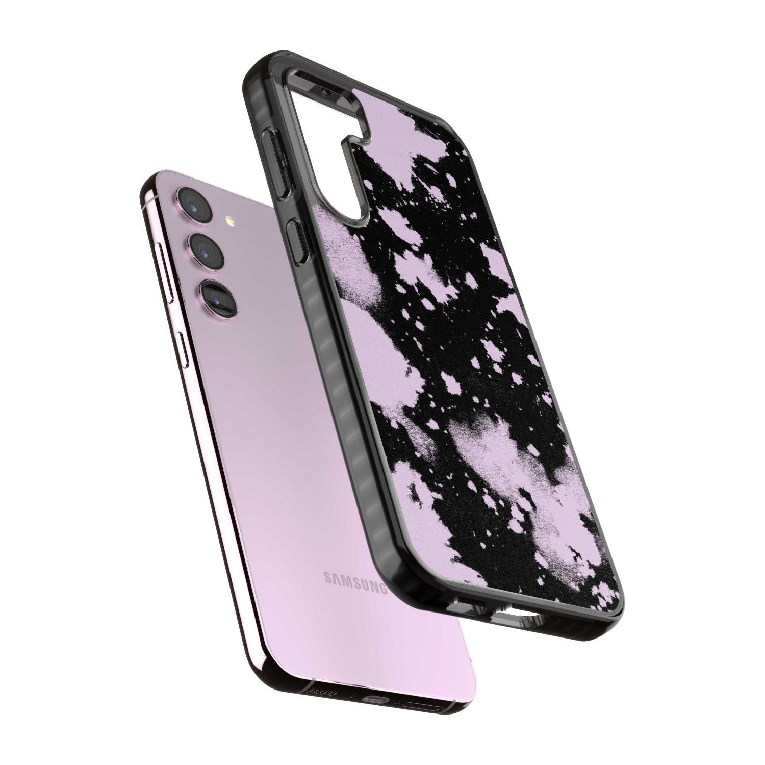 Pink & Black Acid Wash Tie Dye