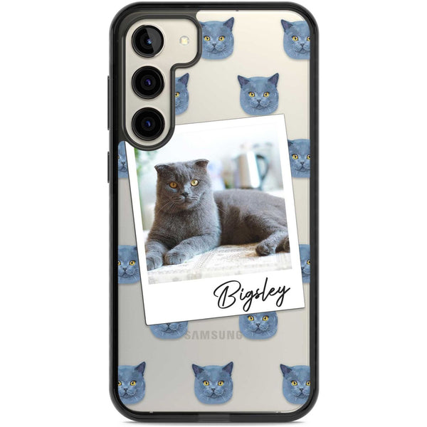 Personalised English Blue Cat Photo