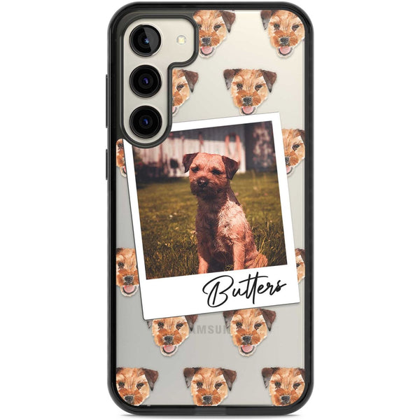 Personalised Border Terrier Instant Camera Photo
