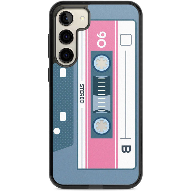 Personalised Retro Mixtape Custom Phone Case Samsung S22 Plus / Black Impact Case,Samsung S23 Plus / Black Impact Case Blanc Space