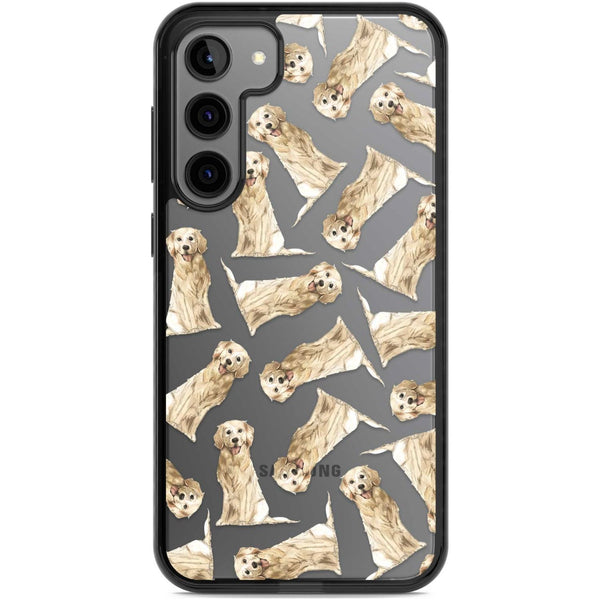 Golden Retriever Watercolor Pattern