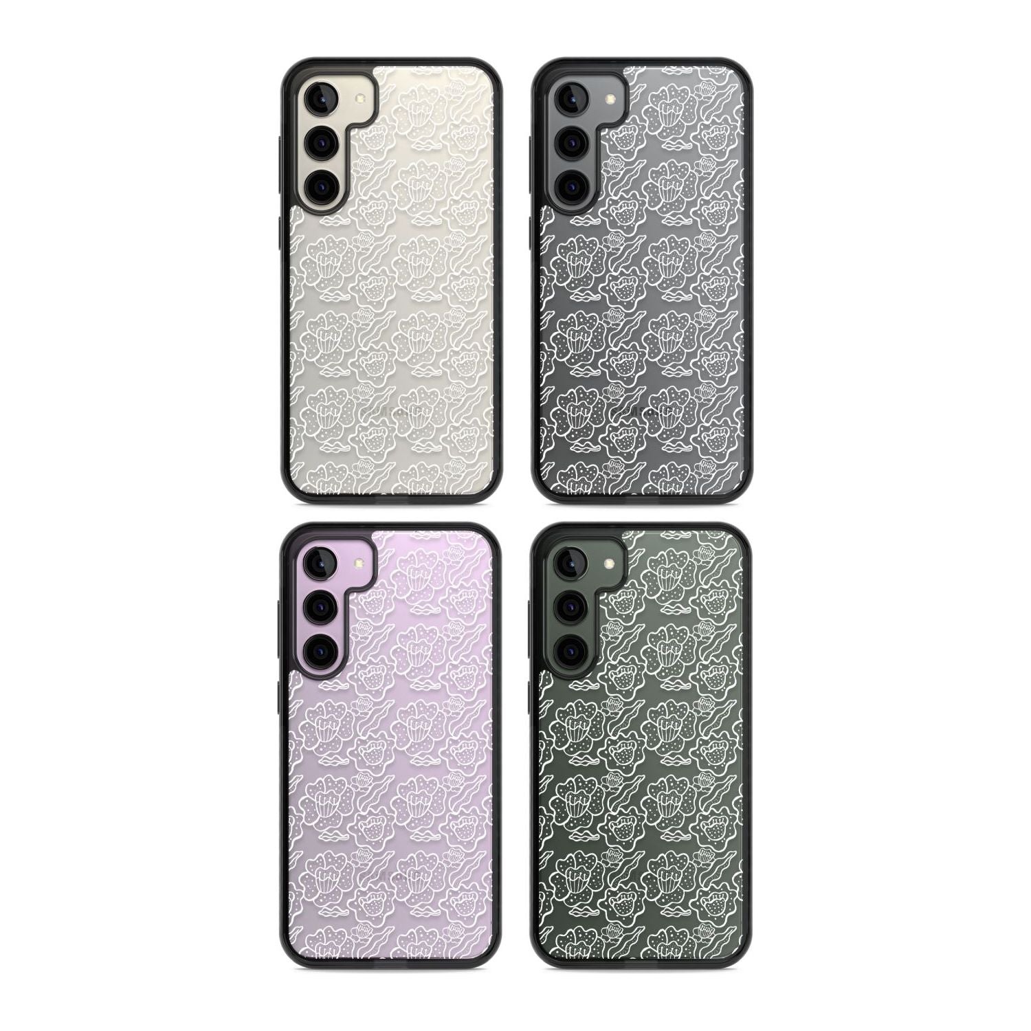 Funky Floral Patterns White on Clear Phone Case iPhone 15 Pro Max / Black Impact Case,iPhone 15 Plus / Black Impact Case,iPhone 15 Pro / Black Impact Case,iPhone 15 / Black Impact Case,iPhone 15 Pro Max / Impact Case,iPhone 15 Plus / Impact Case,iPhone 15 Pro / Impact Case,iPhone 15 / Impact Case,iPhone 15 Pro Max / Magsafe Black Impact Case,iPhone 15 Plus / Magsafe Black Impact Case,iPhone 15 Pro / Magsafe Black Impact Case,iPhone 15 / Magsafe Black Impact Case,iPhone 14 Pro Max / Black Impact Case,iPhone 