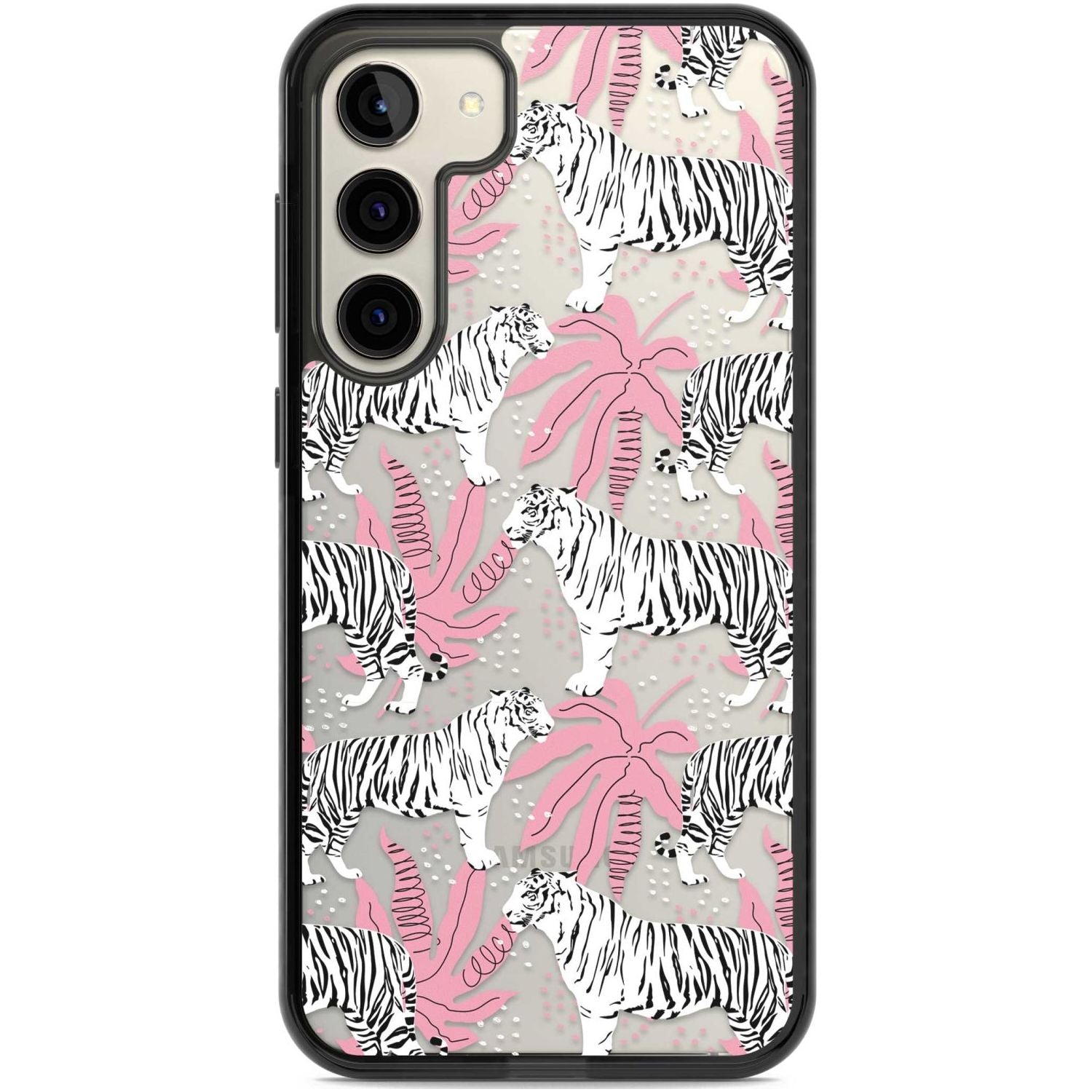 Pink & White Tropical Tigers