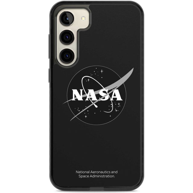 Dark NASA Meatball Phone Case Samsung S22 Plus / Black Impact Case,Samsung S23 Plus / Black Impact Case Blanc Space