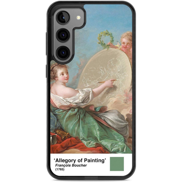 Allegory of Painting Phone Case Samsung S22 Plus / Black Impact Case,Samsung S23 Plus / Black Impact Case Blanc Space