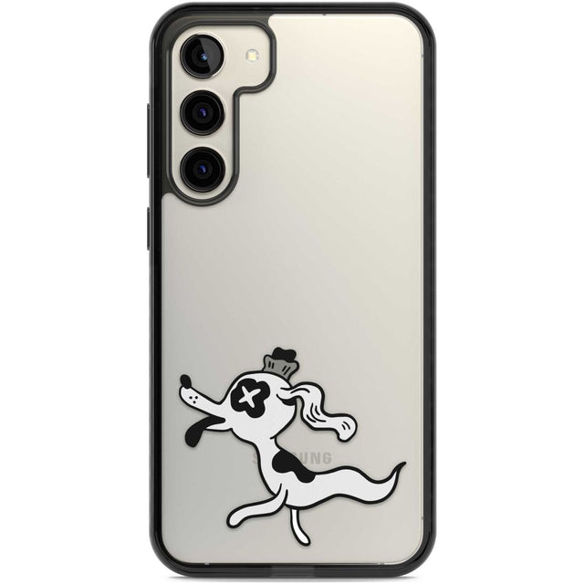 Dog Spirit Phone Case Samsung S22 Plus / Black Impact Case,Samsung S23 Plus / Black Impact Case Blanc Space
