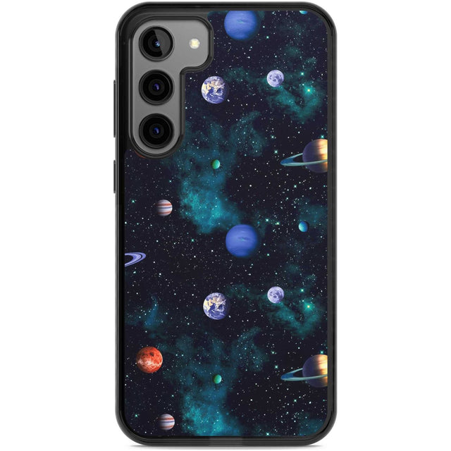 Deep Space Phone Case Samsung S22 Plus / Black Impact Case,Samsung S23 Plus / Black Impact Case Blanc Space