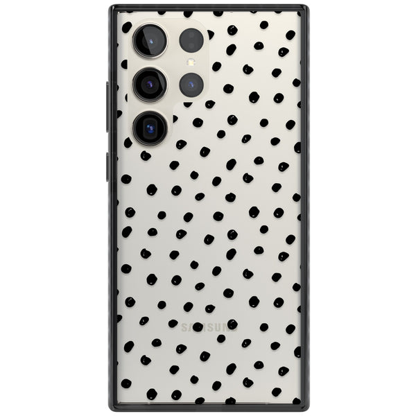 Messy Black Dot Pattern