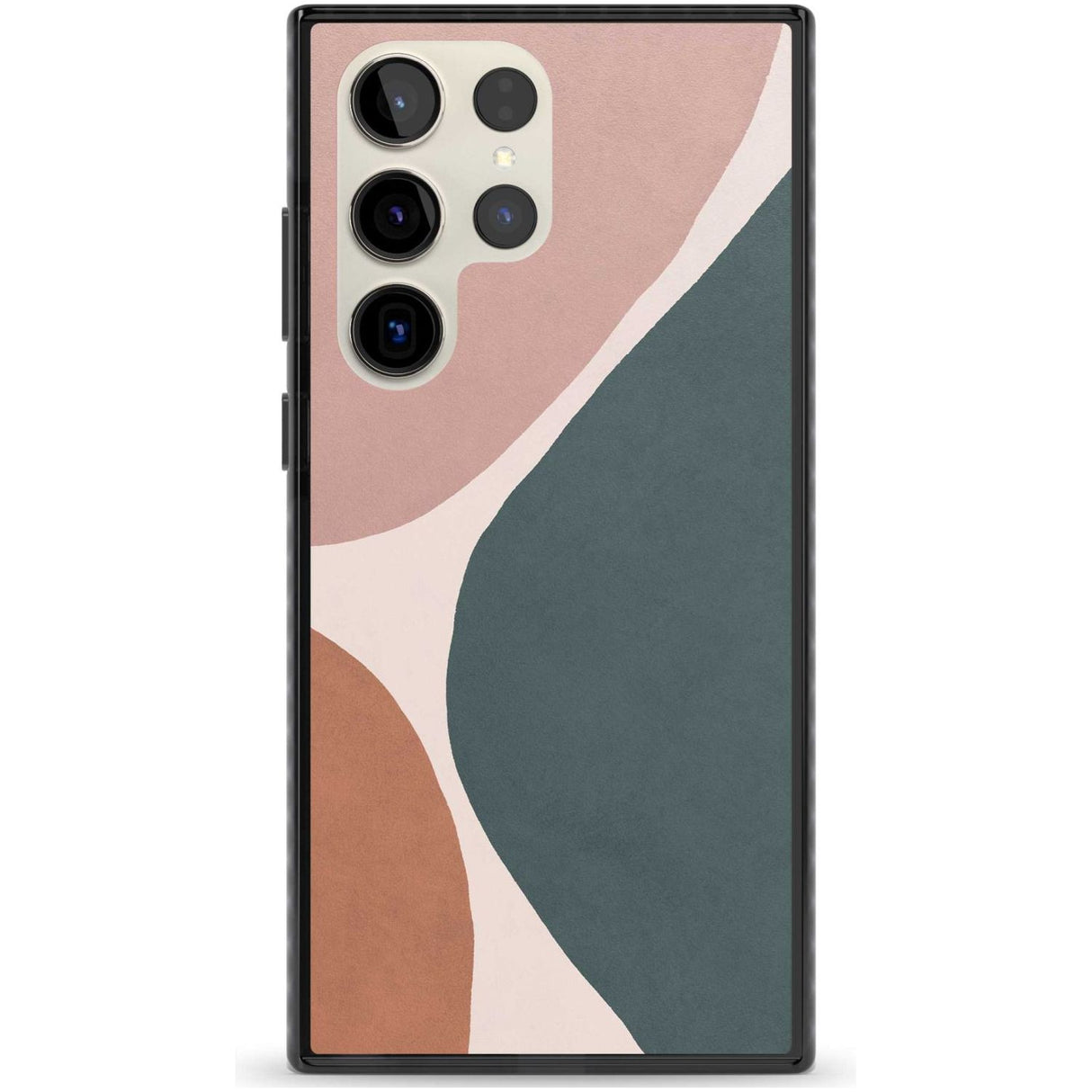 Lush Abstract Watercolour Design #8 Phone Case Samsung S22 Ultra / Black Impact Case,Samsung S23 Ultra / Black Impact Case Blanc Space