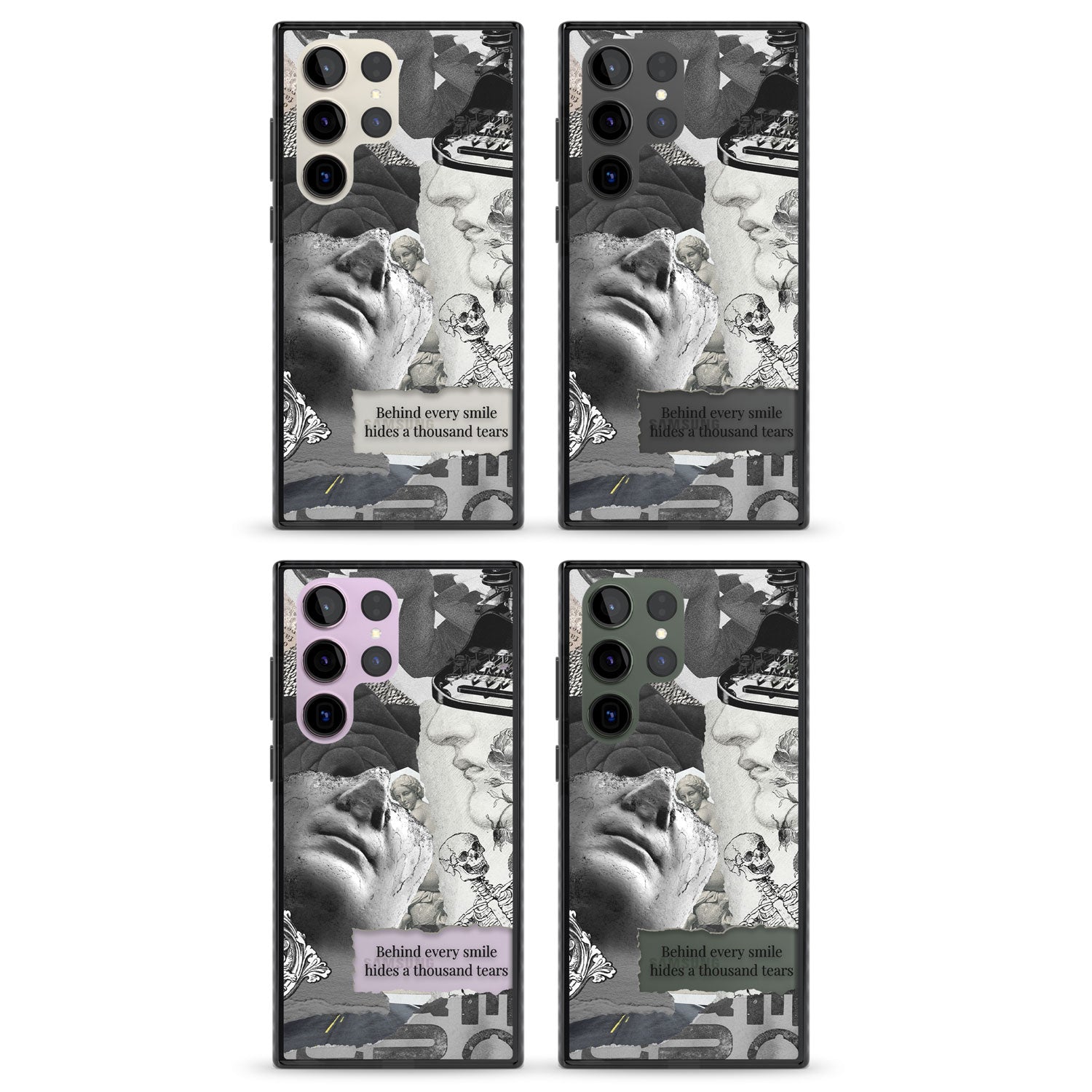 Behind Every Smile Impact Phone Case for Samsung Galaxy S24 Ultra , Samsung Galaxy S23 Ultra, Samsung Galaxy S22 Ultra