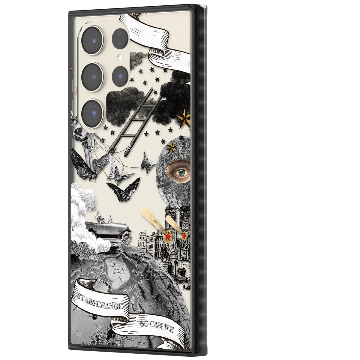 Stars Change So Can We Samsung S22 Ultra / Samsung S23 Ultra / Samsung S24 Ultra Impact Black Phone Case side