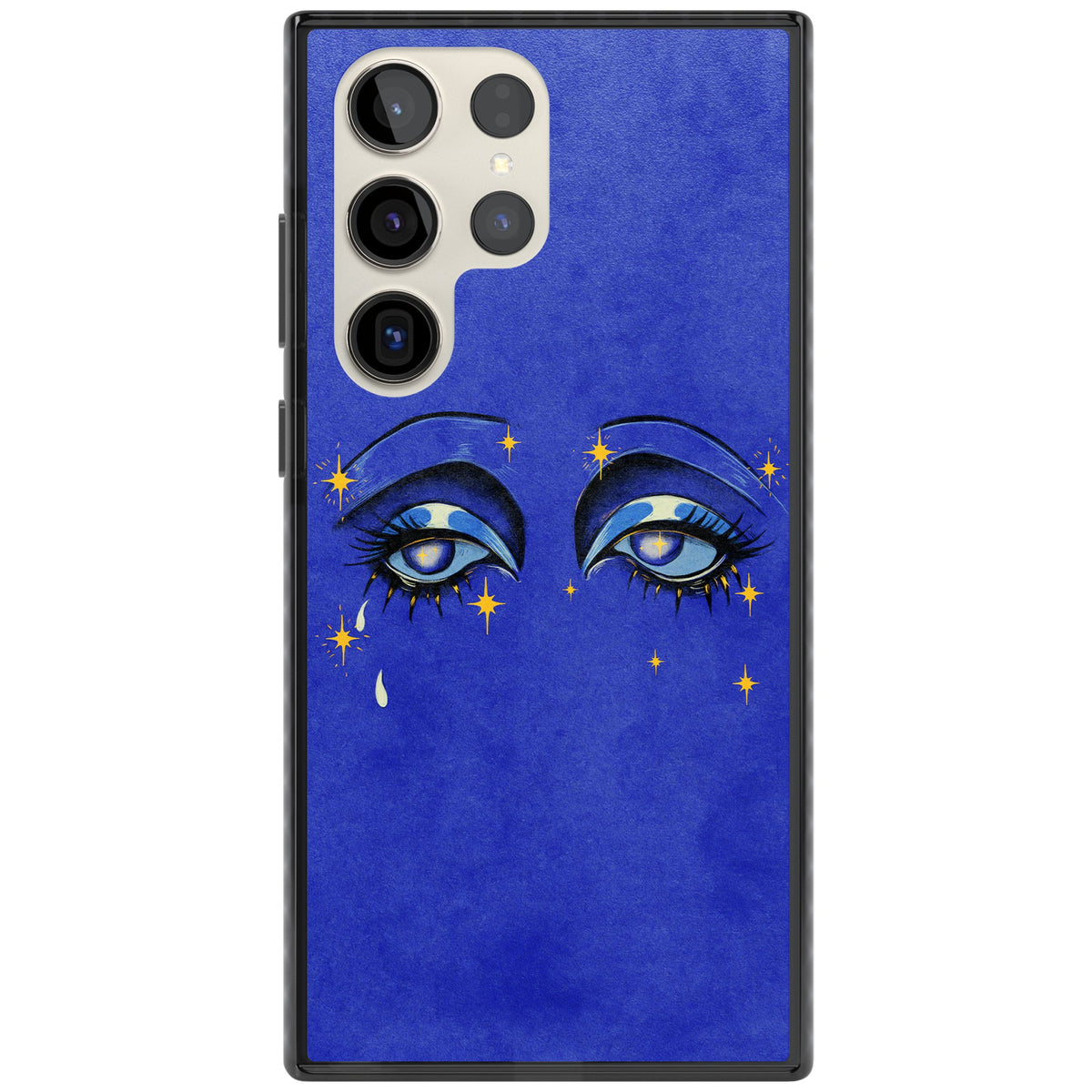 Blue Mystic Eyes Samsung S22 Ultra / Samsung S23 Ultra / Samsung S24 Ultra Impact Black Phone Case front
