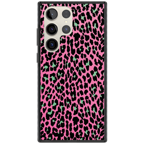 Pink & Green Leopard