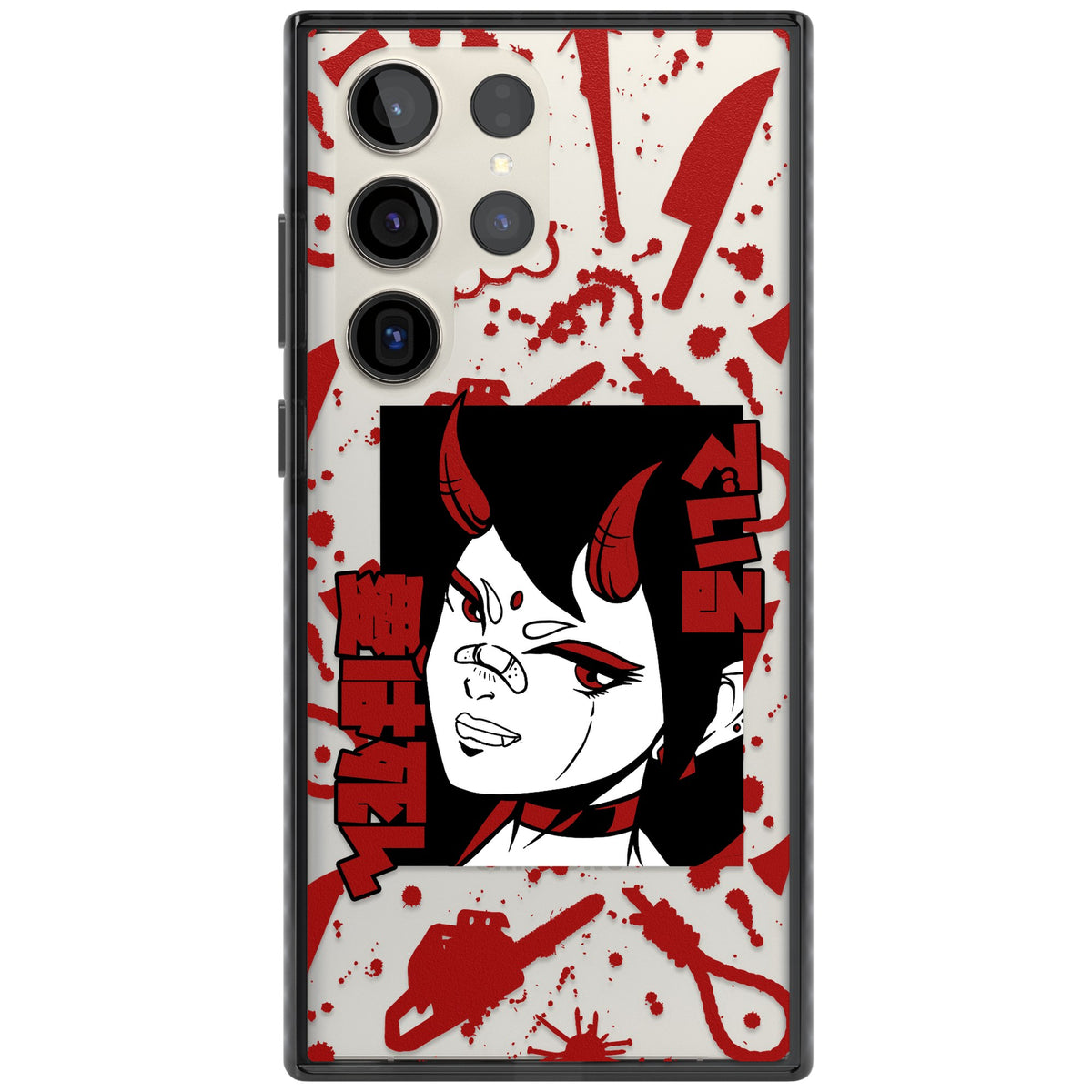 She's a Devil Samsung S22 Ultra / Samsung S23 Ultra / Samsung S24 Ultra Impact Black Phone Case front