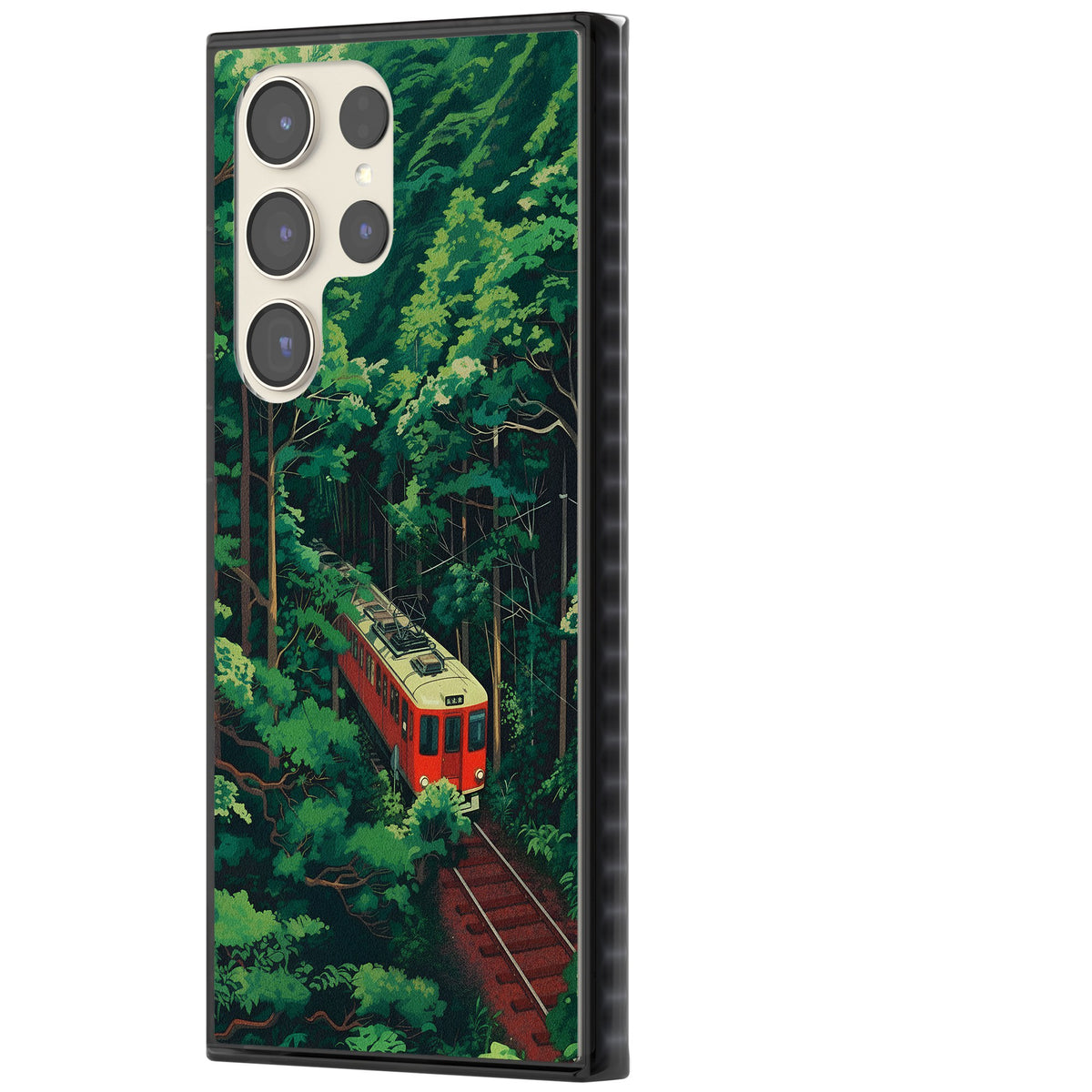 Railway In Toyama Samsung S22 Ultra / Samsung S23 Ultra / Samsung S24 Ultra Impact Black Phone Case side