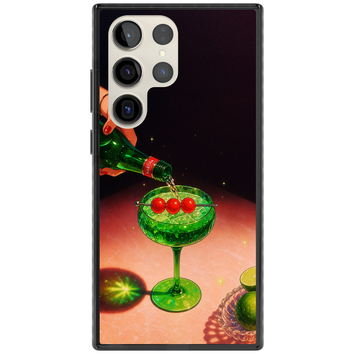 Absinthe Hour Samsung S22 Ultra / Samsung S23 Ultra / Samsung S24 Ultra Impact Black Phone Case front