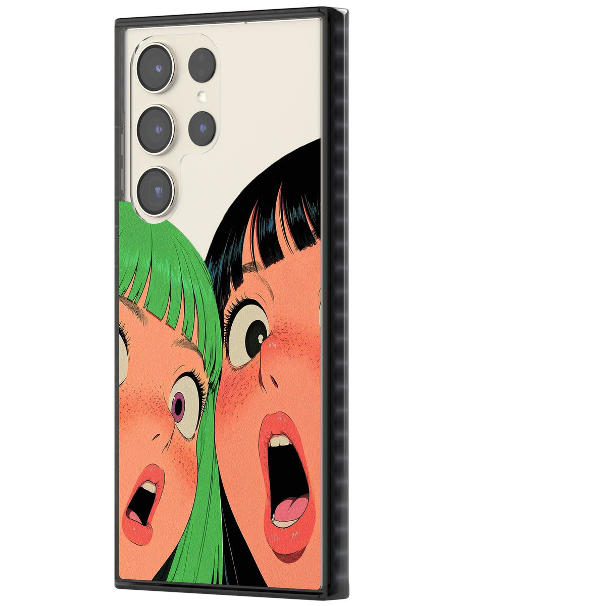 Gasp Samsung S22 Ultra / Samsung S23 Ultra / Samsung S24 Ultra Impact Black Phone Case side