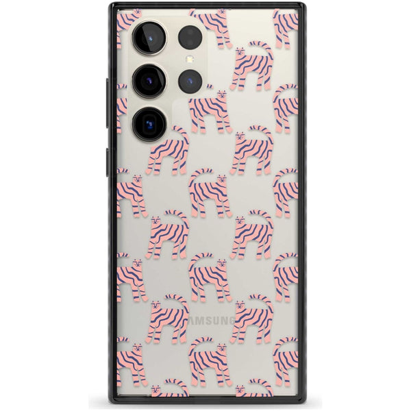 Pink And Blue Cat Pattern