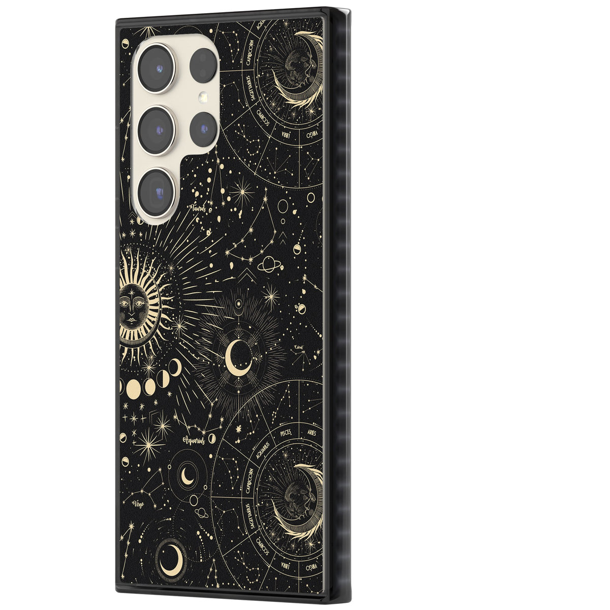 Cosmic Oracle Samsung S22 Ultra / Samsung S23 Ultra / Samsung S24 Ultra Impact Black Phone Case side
