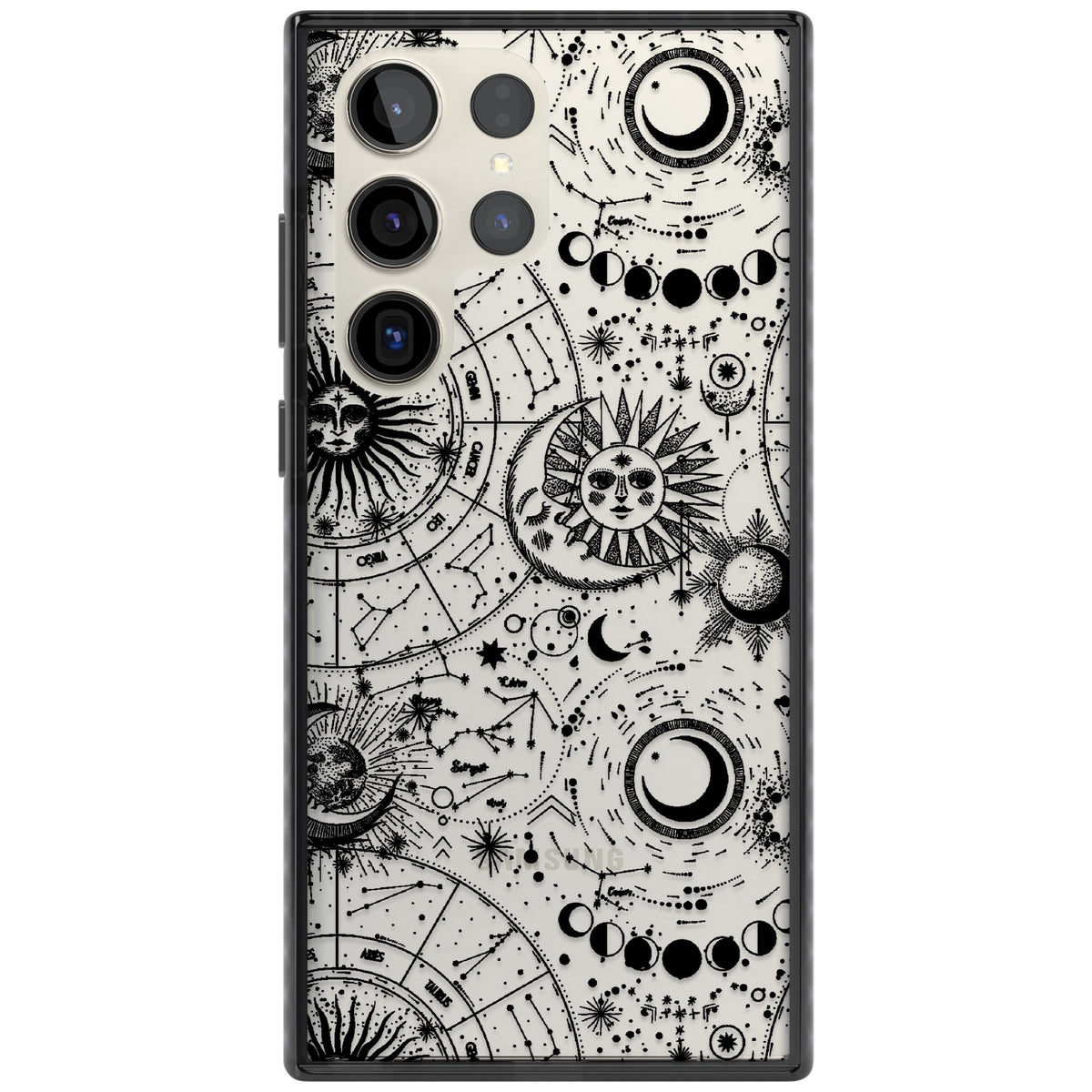Astral Mystic Samsung S22 Ultra / Samsung S23 Ultra / Samsung S24 Ultra Impact Black Phone Case front