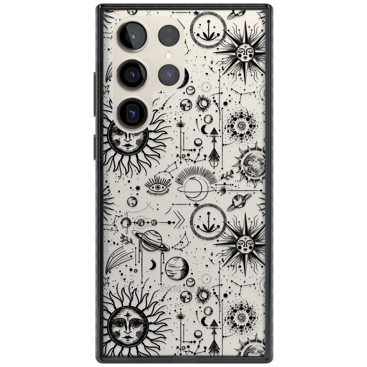 Cosmic Cartography Samsung S22 Ultra / Samsung S23 Ultra / Samsung S24 Ultra Impact Black Phone Case front