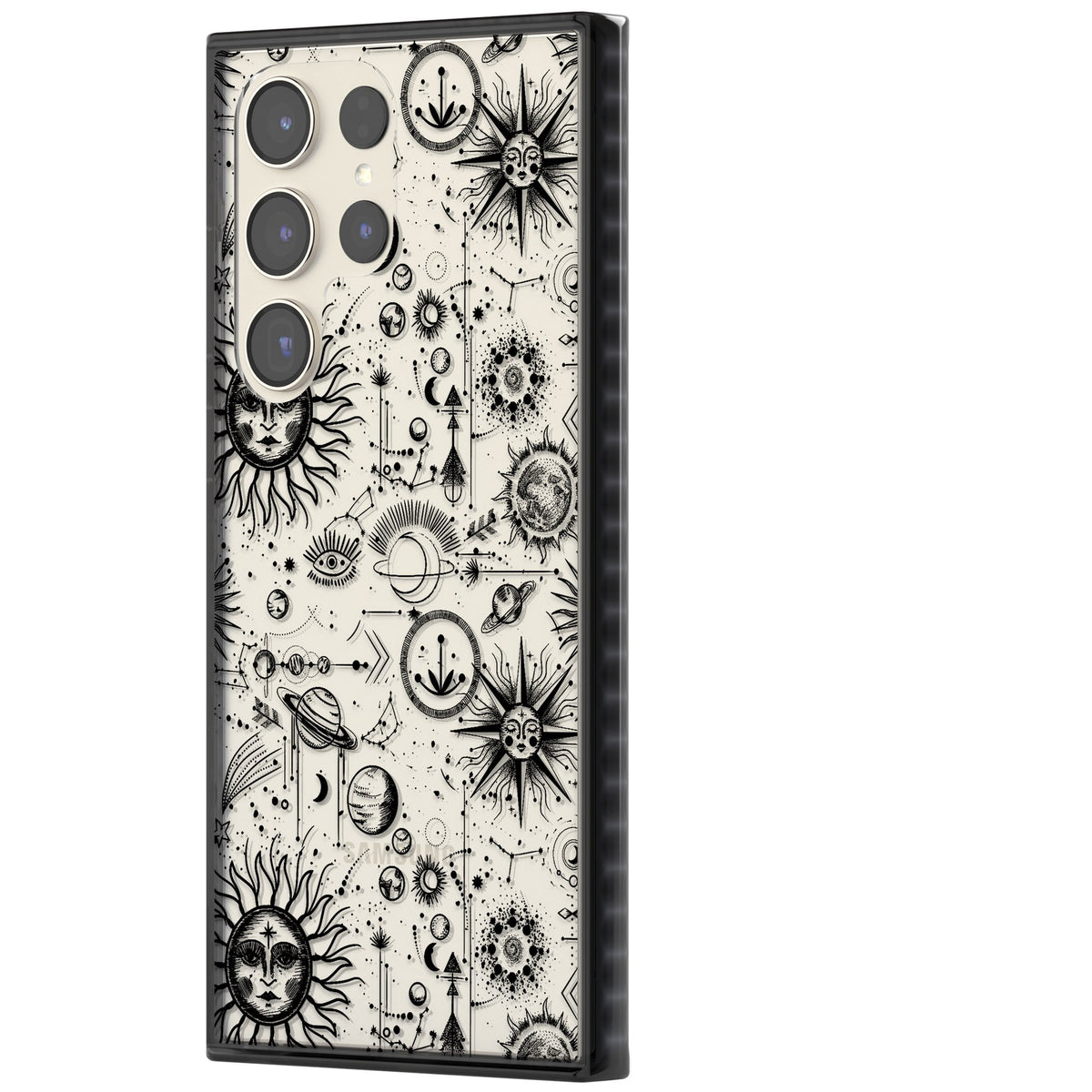 Cosmic Cartography Samsung S22 Ultra / Samsung S23 Ultra / Samsung S24 Ultra Impact Black Phone Case side