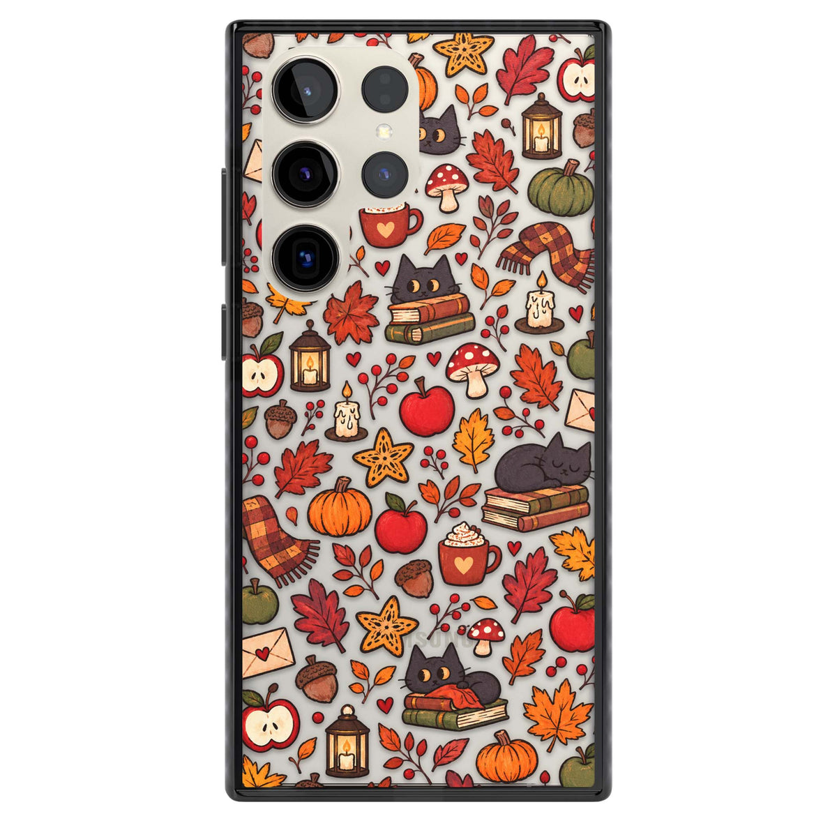 Autumn Mix iPhone case | Black Impact case for Samsung Galaxy S24 Ultra, Samsung Galaxy S23 Ultra, Samsung Galaxy S22 Ultra