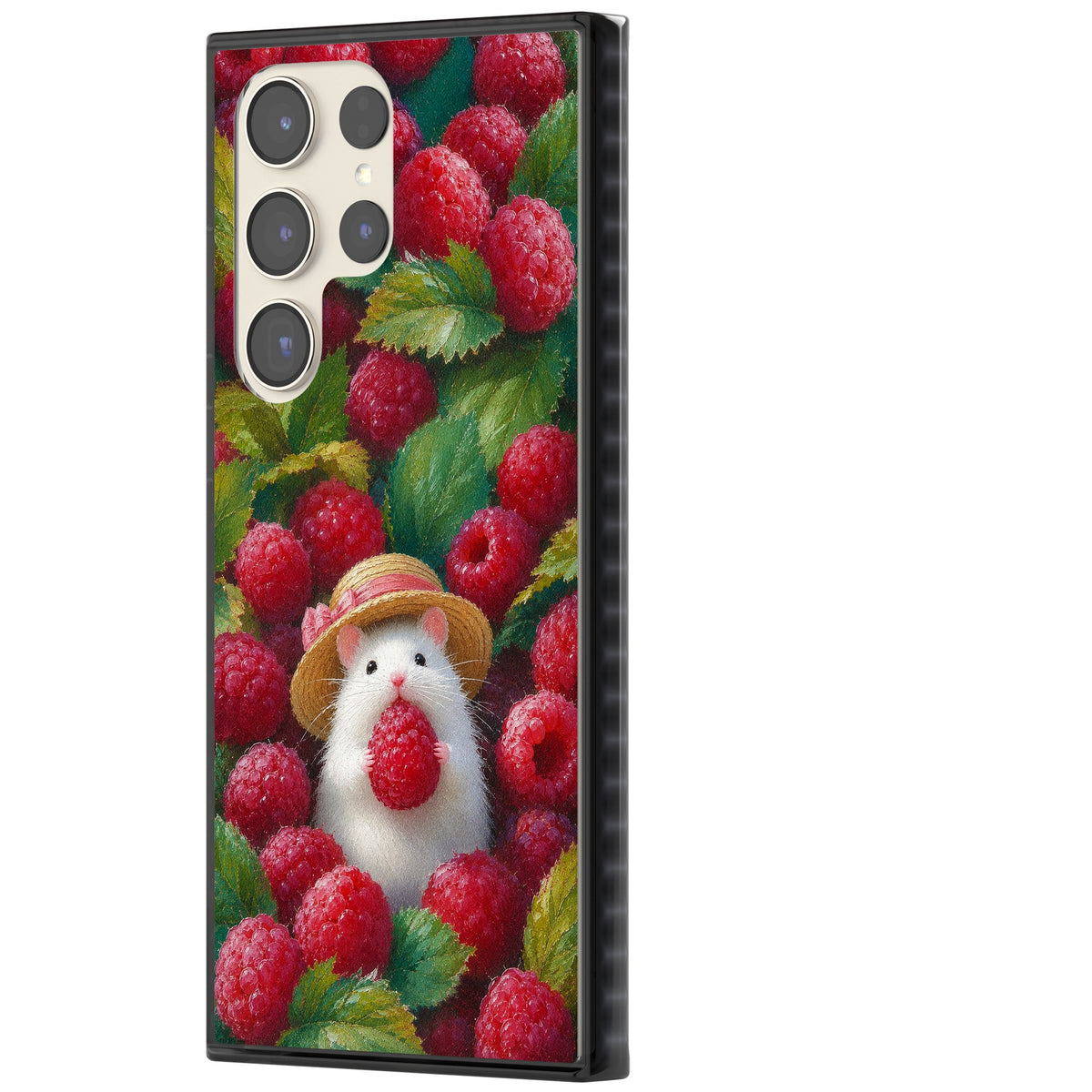 Berry Forager Samsung S22 Ultra / Samsung S23 Ultra / Samsung S24 Ultra Impact Black Phone Case side