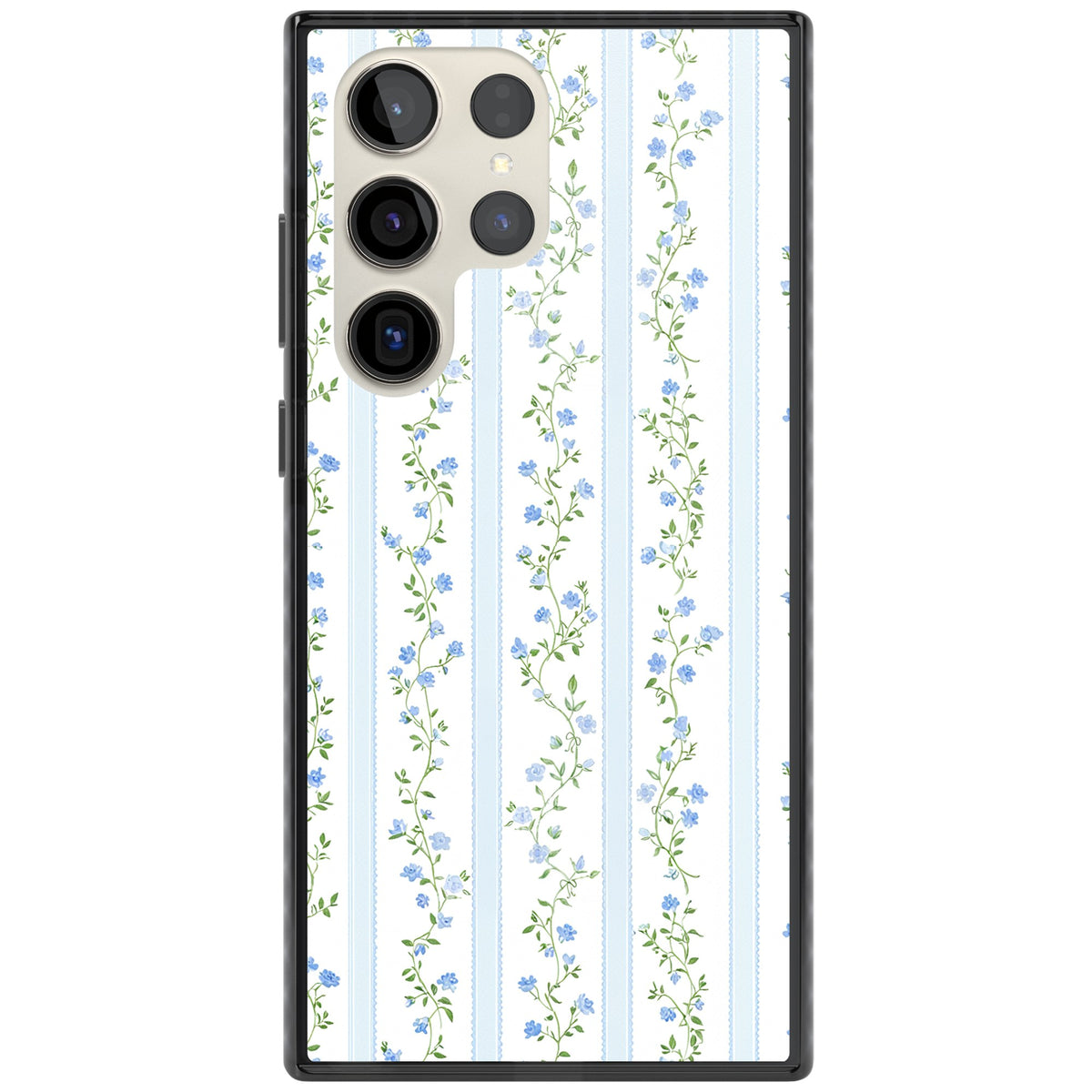 Bluebell Vine Samsung S22 Ultra / Samsung S23 Ultra / Samsung S24 Ultra Impact Black Phone Case front