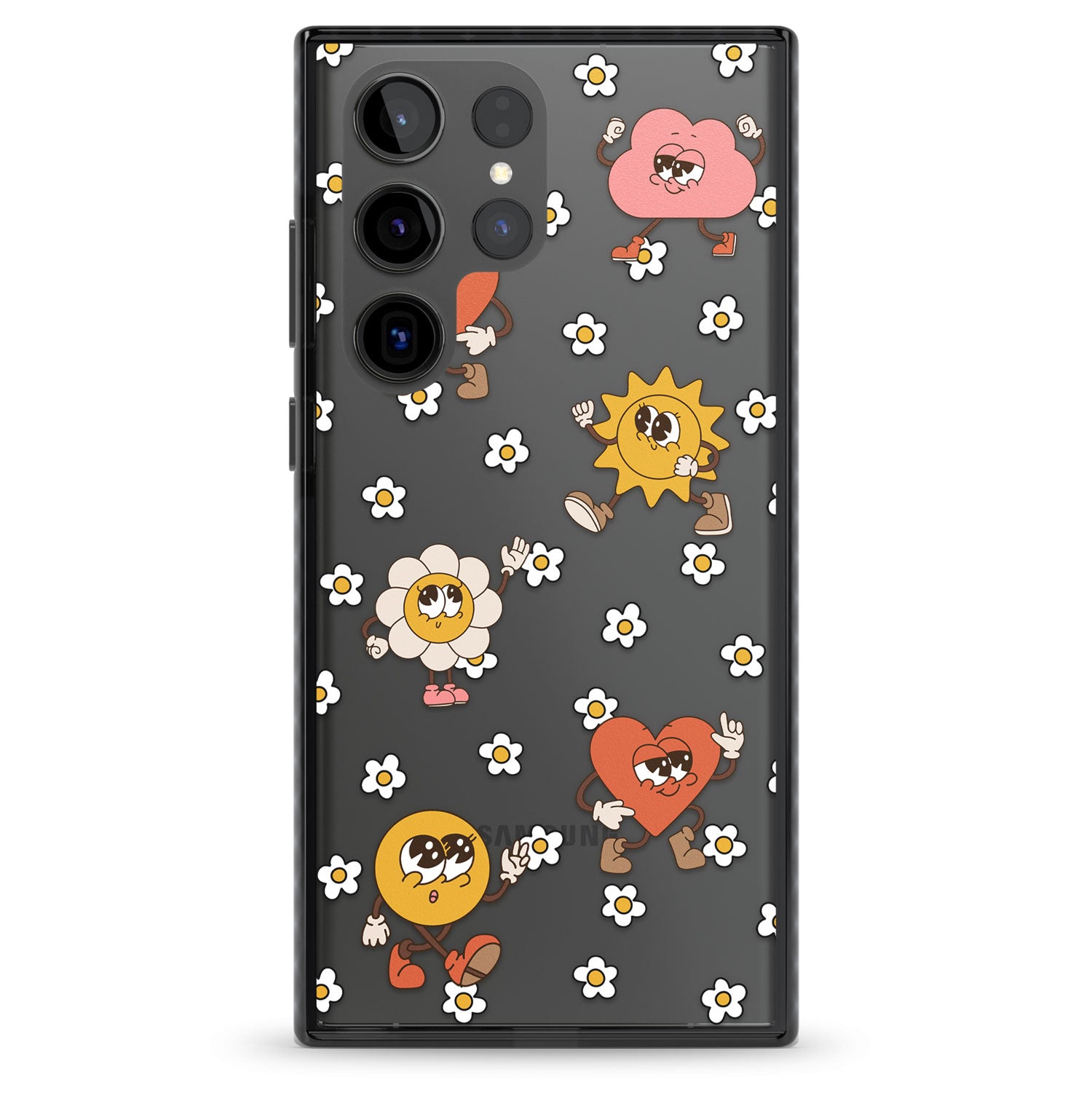 Daisies & Friends Impact Phone Case for Samsung Galaxy S24 Ultra , Samsung Galaxy S23 Ultra, Samsung Galaxy S22 Ultra