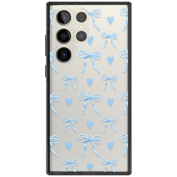 Blue Bows & Hearts